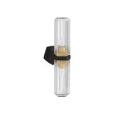 Kohler - Occasion Two-light sconce - Black with Brass Trim