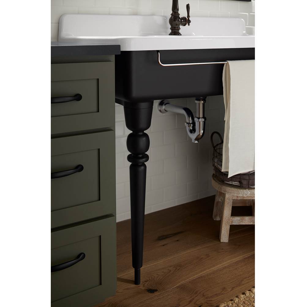 Farmstead 45'' top-/wall-mount single-bowl workstation farmhouse kitchen sink