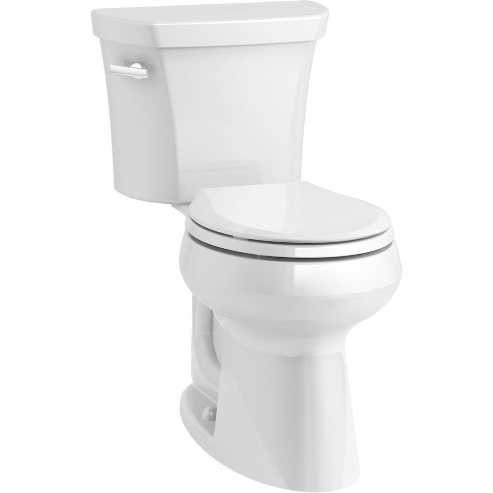 Kohler - Highline Two-piece round-front toilet, 1.28 gpf - White