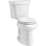 Kohler - Highline Two-piece round-front toilet, 1.28 gpf - White