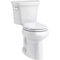 Kohler - Highline Two-piece round-front toilet, 1.28 gpf - White