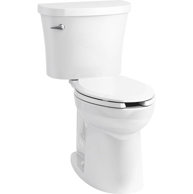 Kohler - KingstonE Two-piece elongated toilet, 1.28 gpf - White