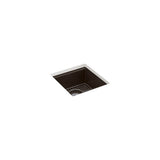 Kohler - BillingsE 18'' undermount bar sink - Matte Brown
