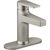 Kohler - Taut Single-handle bathroom sink faucet, 1.2 gpm - Vibrant Brushed Nickel