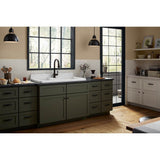 Farmstead 45'' top-/wall-mount single-bowl workstation farmhouse kitchen sink