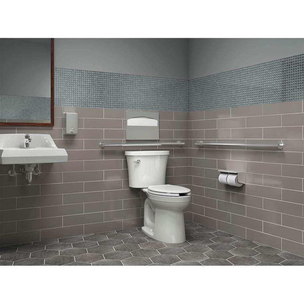 KingstonE Two-piece elongated toilet, 1.28 gpf