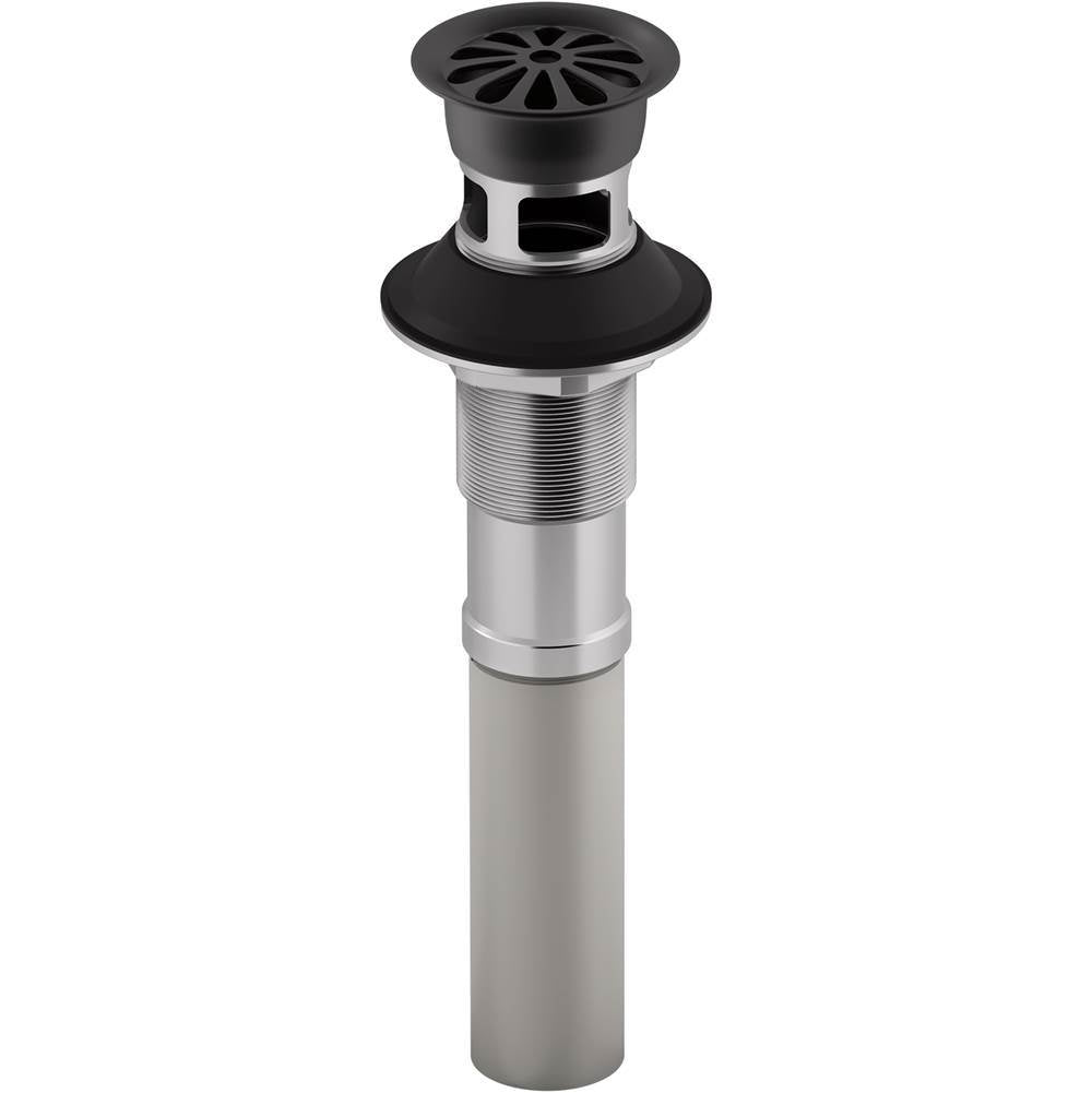 Kohler - Bathroom sink grid drain with overflow - Matte Black