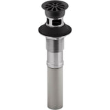 Kohler - Bathroom sink grid drain with overflow - Matte Black