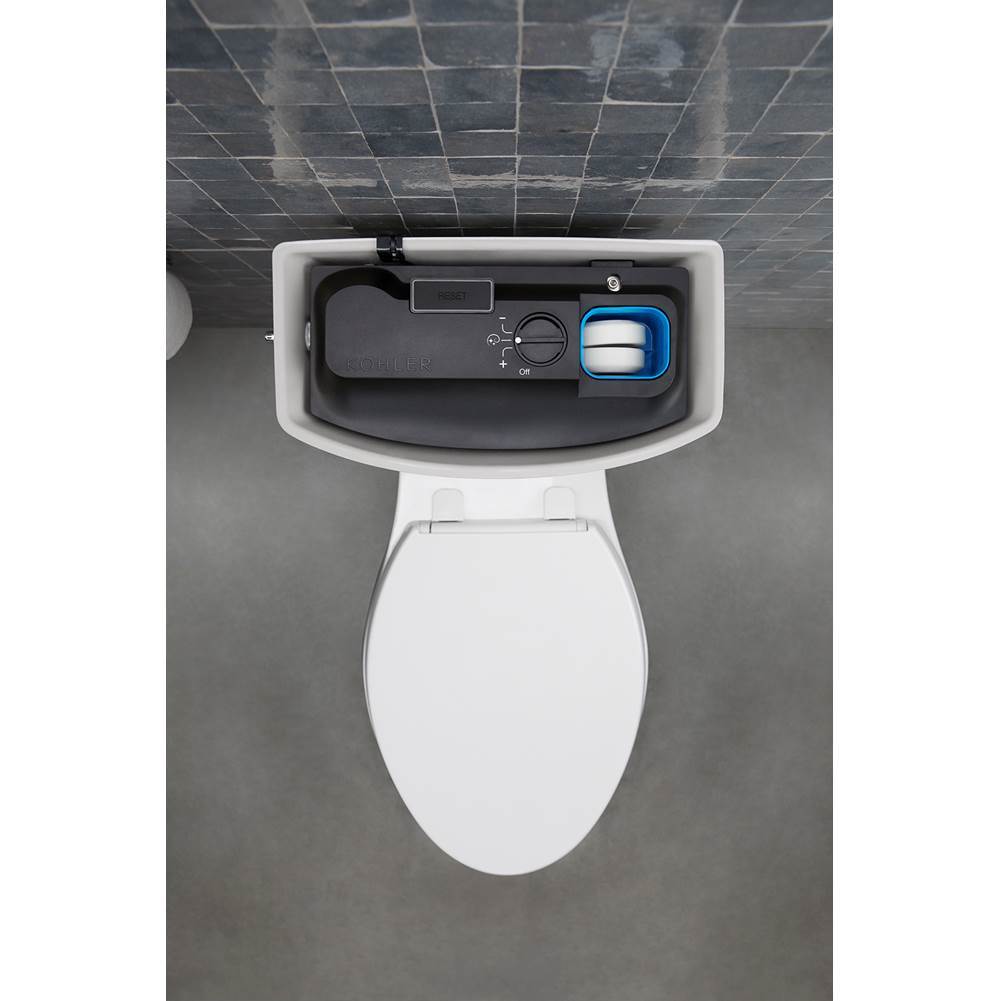 Corbelle ContinuousClean XT two-piece elongated toilet with skirted trapway, 1.28 gpf