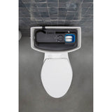 Corbelle ContinuousClean XT two-piece elongated toilet with skirted trapway, 1.28 gpf