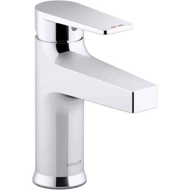 Kohler - Taut Single-hole commercial faucet with grid drain - Polished Chrome