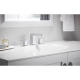 Honesty Widespread bathroom sink faucet, 0.5 gpm