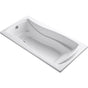 Kohler - Mariposa 72-1/4'' x 36-1/4'' drop-in Heated BubbleMassageE air bath - White