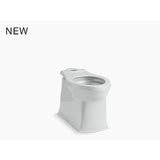 Kohler - Corbelle Elongated toilet bowl with skirted trapway - Ice Grey