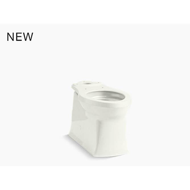 Kohler - Corbelle Elongated toilet bowl with skirted trapway - Dune