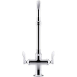 Triton Bowe 1.0 gpm monoblock gooseneck bathroom sink faucet with aerated flow and lever handles, drain not included