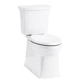 Kohler - Corbelle Two-piece elongated toilet with skirted trapway, 1.28 gpf - White