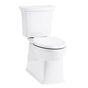 Kohler - Corbelle Two-piece elongated toilet with skirted trapway, 1.28 gpf - White