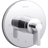 Kohler - Components MasterShower temperature control valve trim with Lever handle - Polished Chrome
