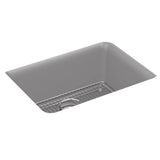 Kohler - Cairn 24-1/2'' undermount single-bowl kitchen sink - Matte Grey