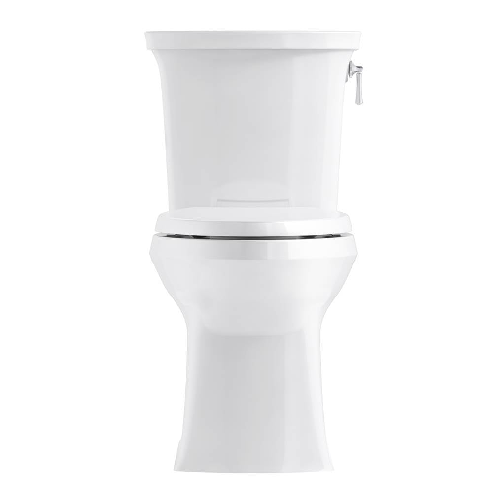 Corbelle Two-piece elongated toilet with skirted trapway, 1.28 gpf