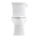 Corbelle Two-piece elongated toilet with skirted trapway, 1.28 gpf