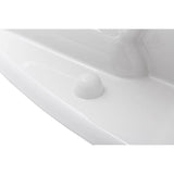 KingstonE Two-piece elongated toilet, 1.28 gpf