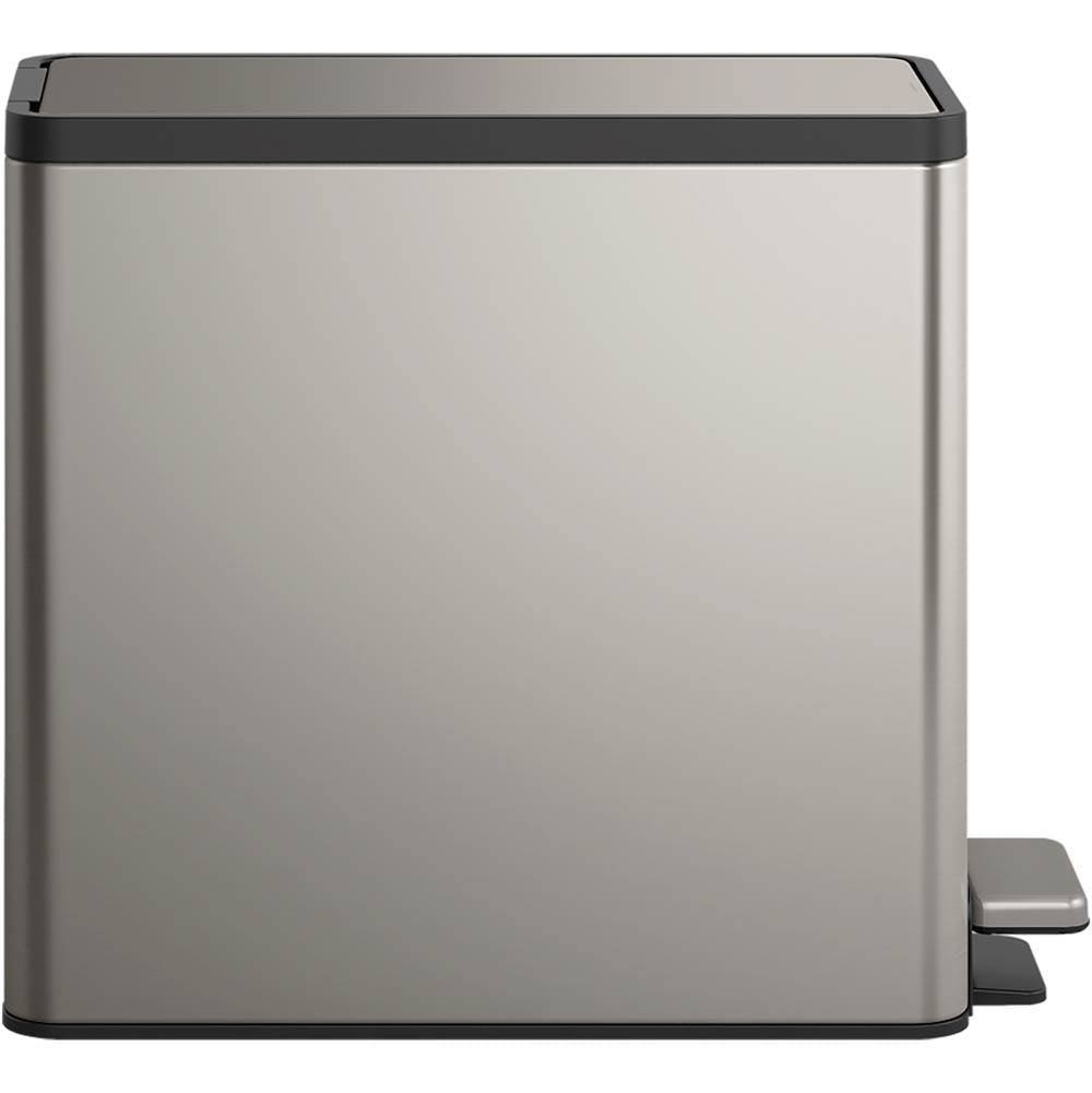 2.5-gallon slim step trash can