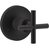 Kohler - Purist MasterShower transfer valve trim with cross handle - Matte Black