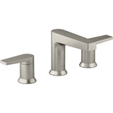 Kohler - Taut Widespread bathroom sink faucet, 1.2 gpm - Vibrant Brushed Nickel