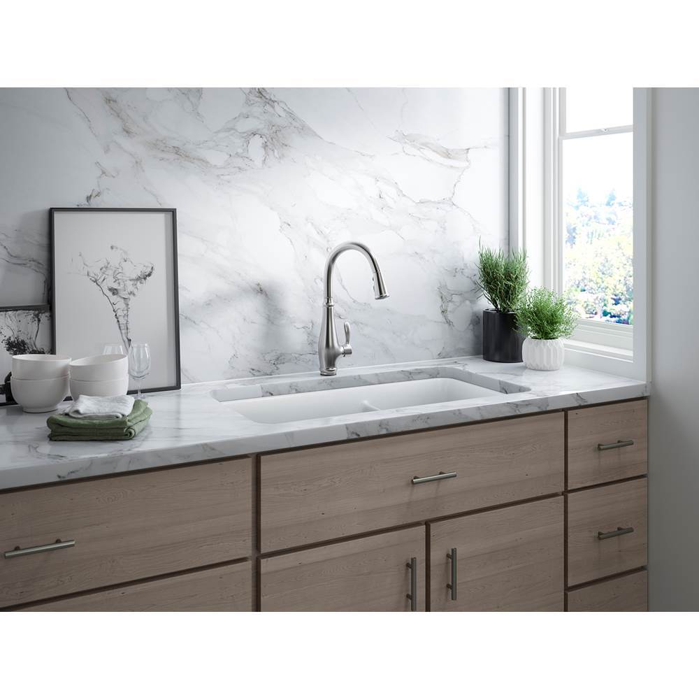 Cairn 33-1/2'' undermount double-bowl kitchen sink