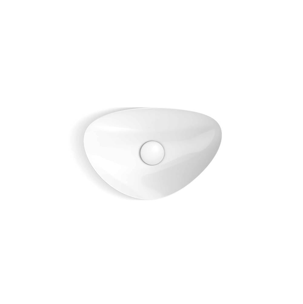 VeilE 21'' oval vessel bathroom sink, no overflow