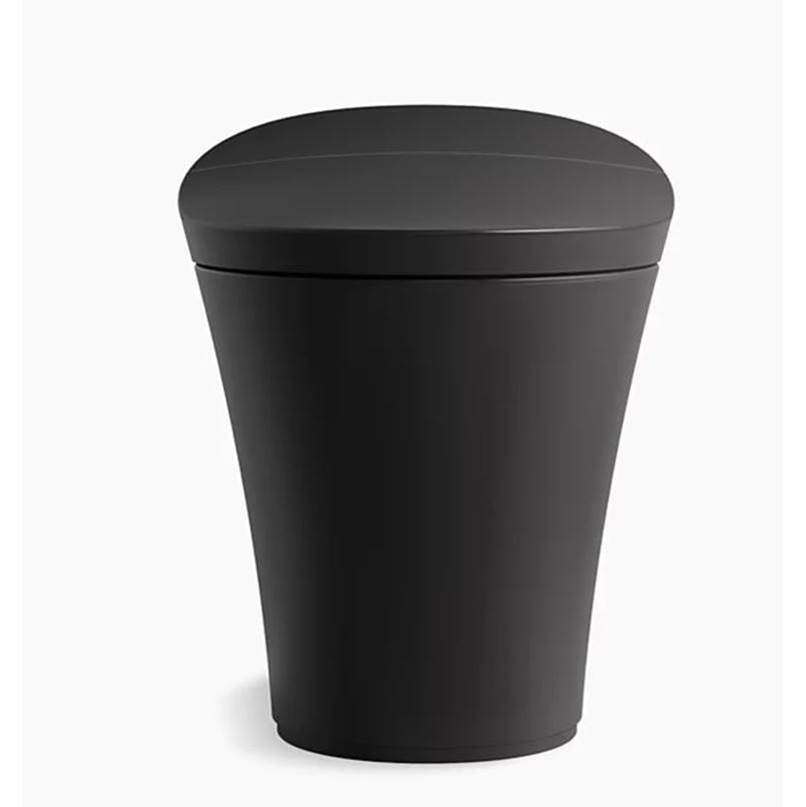Kohler - Veil One-piece compact elongated smart toilet, dual-flush - Honed Black