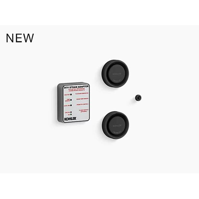 Kohler - Invigoration Series Tandem digital steam adapter kit - Matte Black