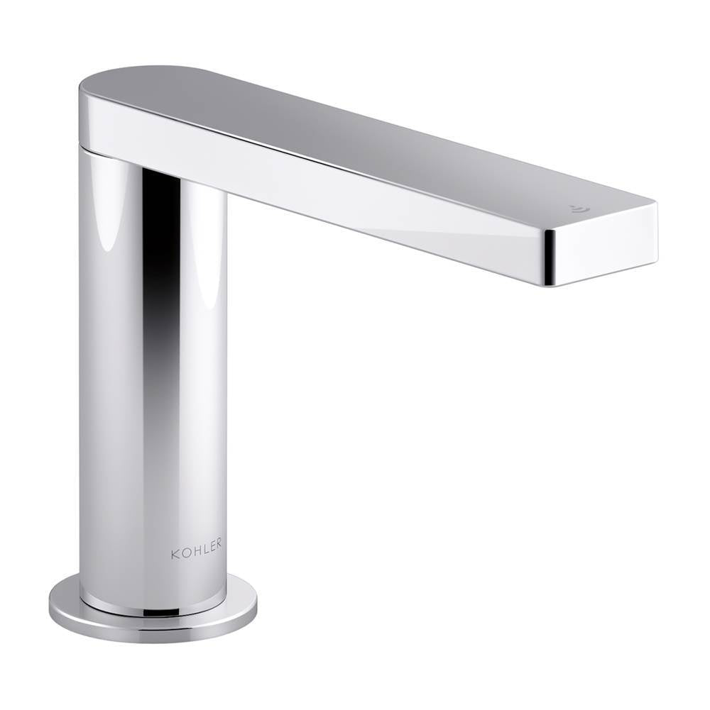 Kohler - Composed Touchless single-hole lavatory faucet with Kinesis sensor technology and temperature mixture, AC-powered, 0.5 gpm - Polished Chrome