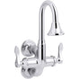 Kohler - Triton Bowe CannockE Wall-mount service sink faucet, 12 gpm - Polished Chrome