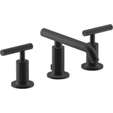 Kohler - Purist Widespread bathroom sink faucet with Lever handles, 1.2 gpm - Matte Black