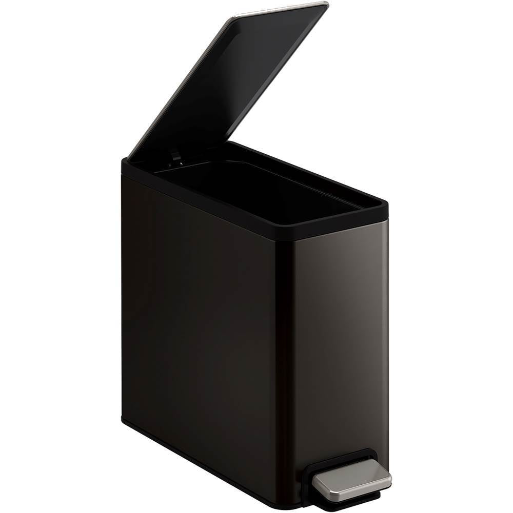2.5-gallon slim step trash can