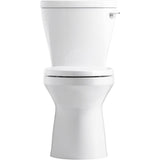 Betello Two-piece elongated toilet with skirted trapway, 1.28 gpf