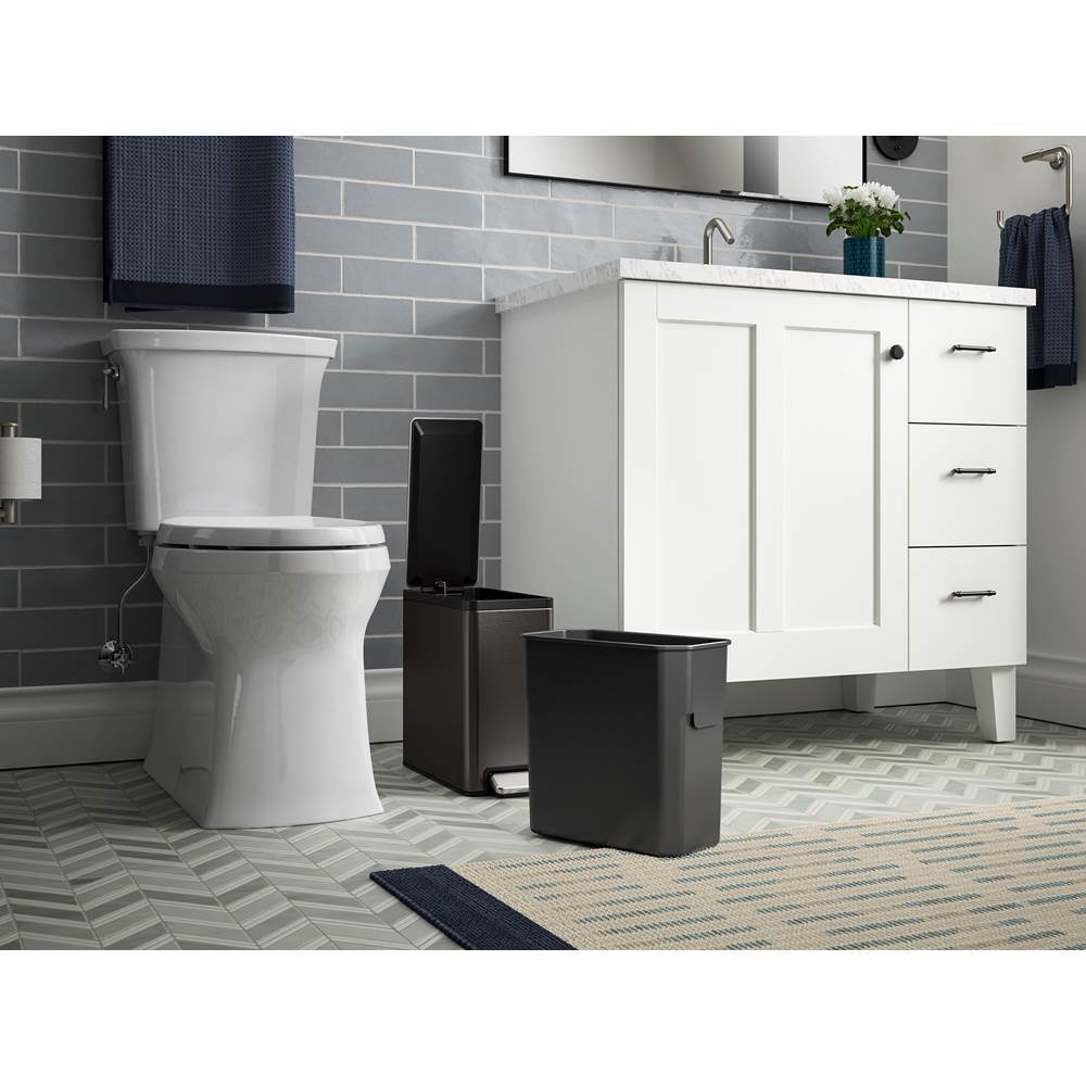 2.5-gallon slim step trash can