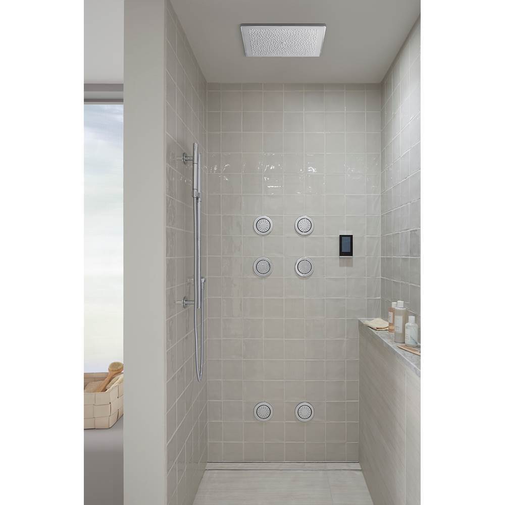 Real Rain 19'' two-function overhead shower panel, 2.5 gpm