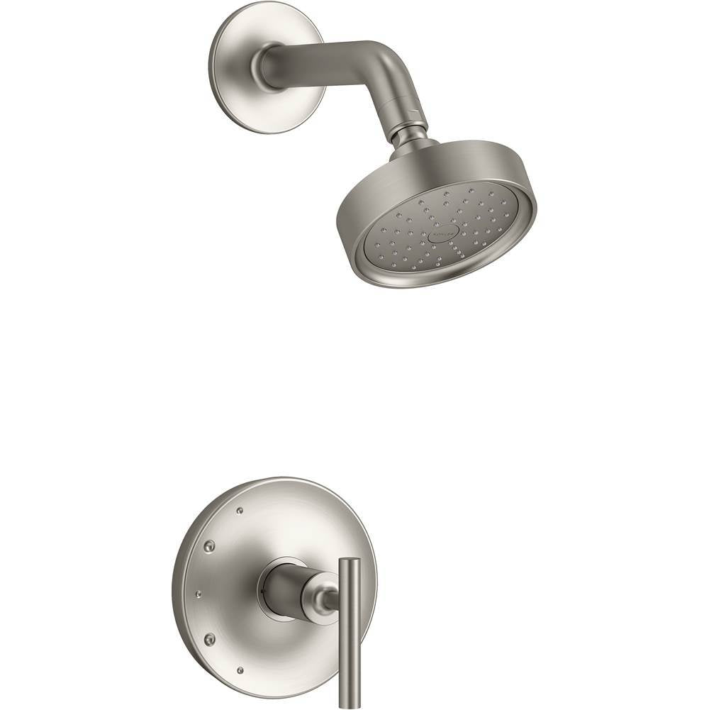 Kohler - Purist Rite-Temp shower trim kit with lever handle, 1.75 gpm - Vibrant Brushed Nickel