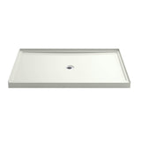 Kohler - Rely 60-in x 42-in Single-Threshold Shower Base with Center Drain, Dune - Dune