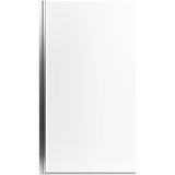 Aerie Bath screen, 56-15/16'' x 32'' W with 1/4'' thick Crystal Clear glass and square corner