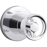 Kohler - Components MasterShower transfer valve trim with Industrial handle - Polished Chrome