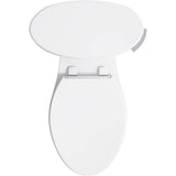 Betello Two-piece elongated toilet with skirted trapway, 1.28 gpf