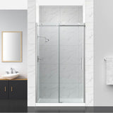 Kohler - ComposedE Sliding shower door, 78'' H x 44-5/8 - 47-7/8'' W, with 3/8'' thick Crystal Clear glass - Bright Polished Silver