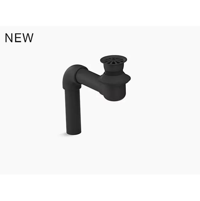 Kohler - Bathroom sink offset drain with open strainer - Matte Black