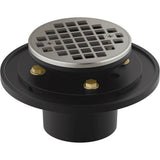 Kohler - Clearflo Round brass tile-in shower drain - Vibrant Brushed Nickel
