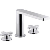 Kohler - Composed Widespread bathroom sink faucet with Cross handles, 1.2 gpm - Polished Chrome